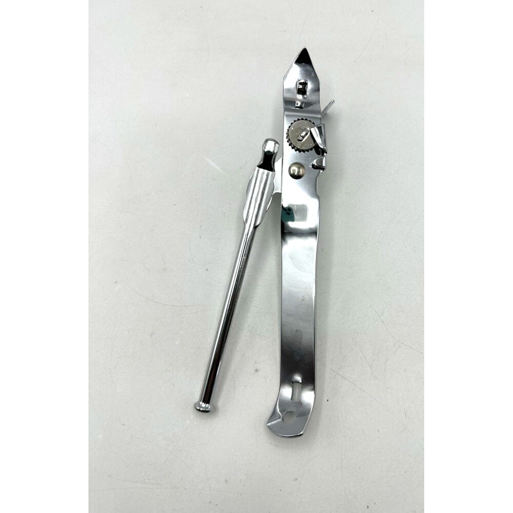 Vintage SUPER Manual Can Opener Made in Korea Silver